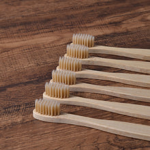 Load image into Gallery viewer, Childrens Bamboo Toothbrush 10PC