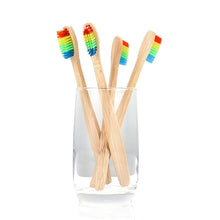 Load image into Gallery viewer, Colorful Environment-friendly Bamboo Toothbrush
