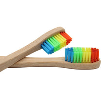 Load image into Gallery viewer, Colorful Environment-friendly Bamboo Toothbrush
