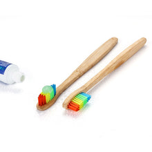 Load image into Gallery viewer, Colorful Environment-friendly Bamboo Toothbrush