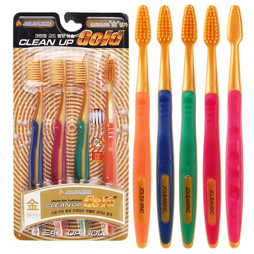 4Pcs Bamboo Charcoal Soft-bristle Toothbrush Adults
