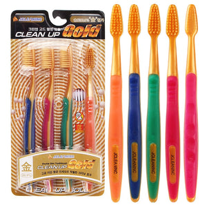 4Pcs Bamboo Charcoal Soft-bristle Toothbrush Adults