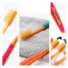 Load image into Gallery viewer, 4Pcs Bamboo Charcoal Soft-bristle Toothbrush Adults