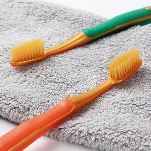 4Pcs Bamboo Charcoal Soft-bristle Toothbrush Adults