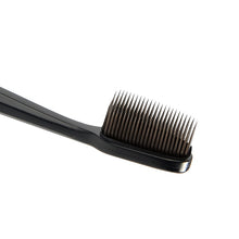 Load image into Gallery viewer, Black Bamboo Toothbrush Eco friendly